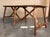Wood Antique Spanish Rustic Pine Dining Tables with Stretcher, 1890, Set of 2 For Sale - Image 7 of 15