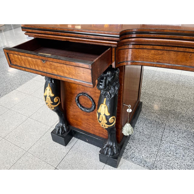 Early 19th Century Regency Mahogany Sideboard With Ebony Inlays For Sale - Image 13 of 18
