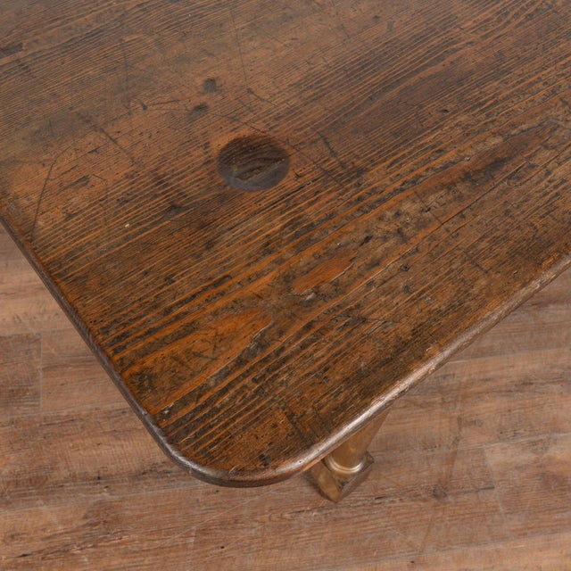 Mid 19th Century 19th Century French Oak Refectory Table For Sale - Image 5 of 14