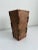 Wood 1970s Japanese Uzukuri Wood Vase With Dovetail Corners For Sale - Image 7 of 9