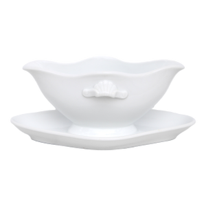 1850-1899 French Porcelain/Earthenware Gray/Sauce Boat