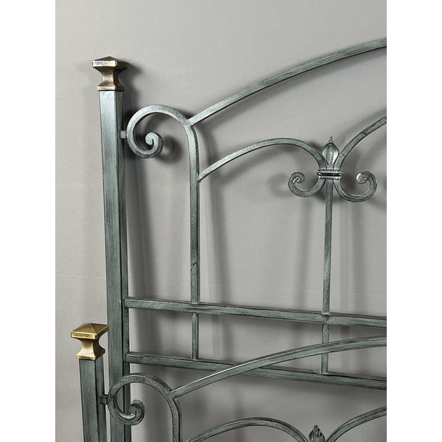 20th Century Lacquered Metal Bed For Sale - Image 11 of 13