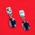 2020s Awesome Aquamarine Ovals and Blue Kyanite in 14k White Gold Earrings - 2 Pieces For Sale - Image 5 of 6