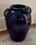 Blue Vintage Cobalt Blue Ceramic Floor Vase For Sale - Image 8 of 8
