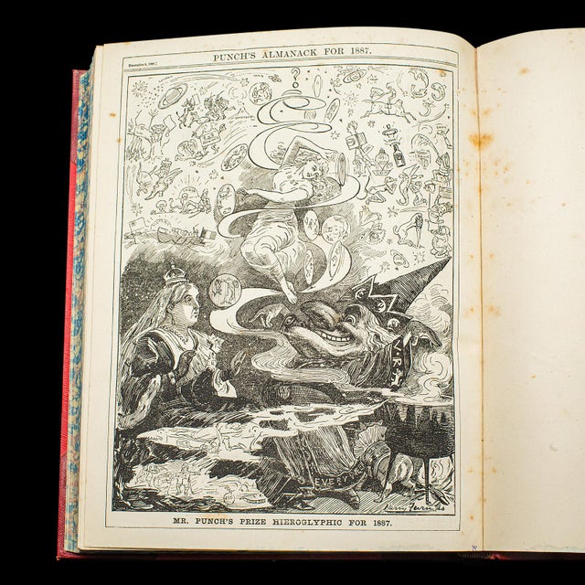 Antique Punch Book, Almanac Compendium, English, Humour, Illustrated, Victorian For Sale - Image 12 of 12