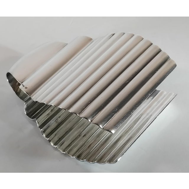 Metal 1930s Christofle Asparagus Holder and Tongs For Sale - Image 7 of 11
