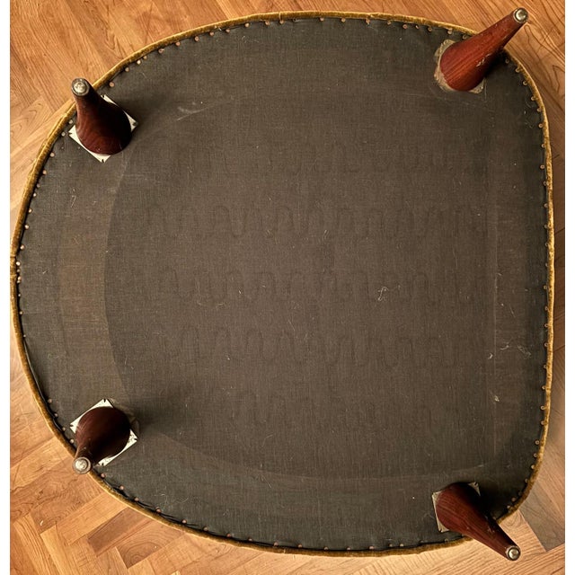 Textile 1960s Pair MCM Lounge Chairs For Sale - Image 7 of 7