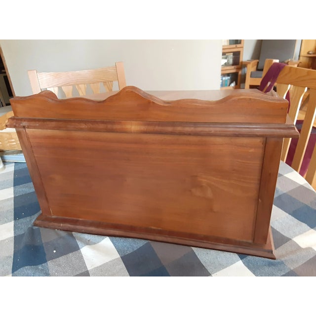 Mid 20th Century 20th Century Vintage Cherry Sloping Clerks Writing Desk For Sale - Image 5 of 8