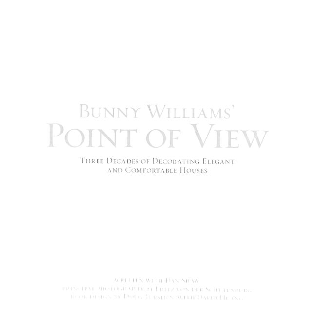 WILLIAMS, Bunny INSCRIBED on half-title page [271] pp. Stewart, Tabori & Chang 2007 13 1/4" x 10 3/4" An Affair with a...