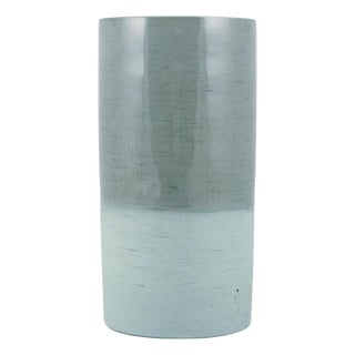 Ceramic Vase in Cylindrical Shape, 1980s For Sale
