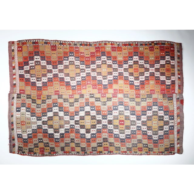 These tone of colors has been used on this handmade art, Red, White, Brown, Blue, Yellow, Orange, Lemon Colours. This is a...