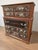Exceptional vintage Kling Furniture highboy chest, crafted from solid cherry wood and featuring beautiful floral drawers...