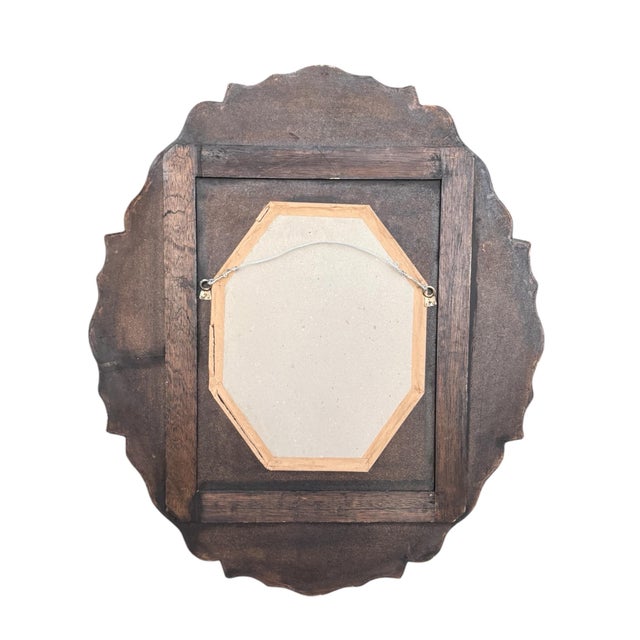 Robert M. Weiss Octagonal Mirror in Reverse Painted Frame For Sale - Image 11 of 11