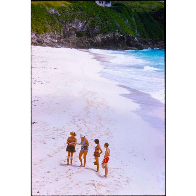 Beachgoers In Bermuda 1960 Beachgoers stroll on the beach in Bermuda, 1960. Toni Frissell Antoinette Frissell Bacon (March...