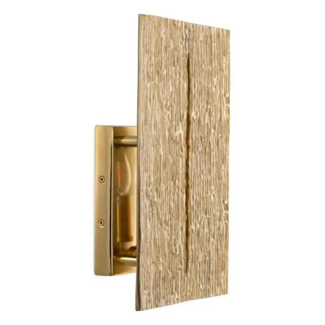 Polished Brass and Metal Wall Lamps, Set of 2 For Sale - Image 5 of 7