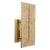 Polished Brass and Metal Wall Lamps, Set of 2 For Sale - Image 5 of 7