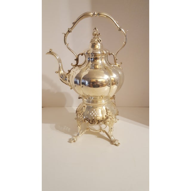 Antique Reed & Barton 1795 1/2 Silver on Copper Coffee Chafer Urn