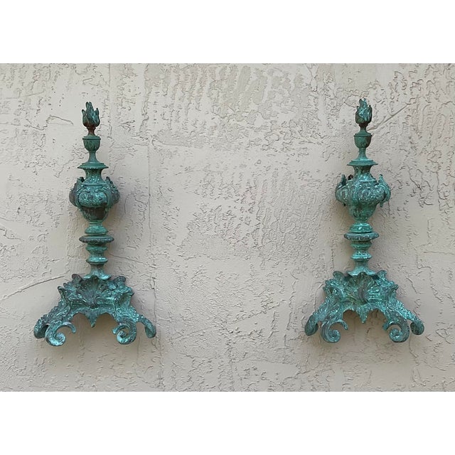 One-of-a-Kind Ornate Bronze Wall Sculptures – Antique Architectural Salvage For Sale - Image 13 of 15