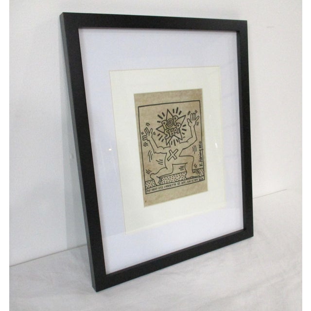 Pop Art Keith Haring Pop Shop Bag Litho 1985 For Sale - Image 3 of 9