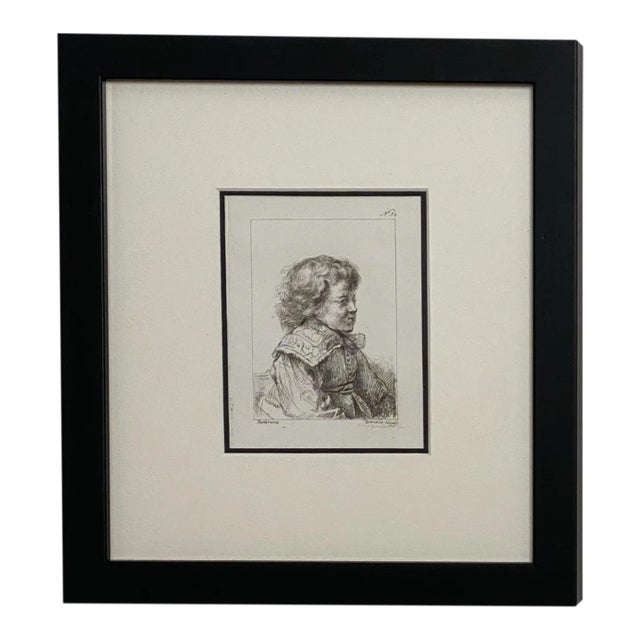 Late 18th Century Rembrandt Etching #32, by Francesco Novelli For Sale