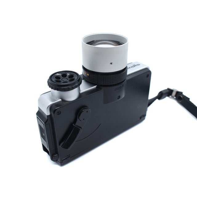 Mid-Century Modern Vintage 1970s Minolta 110 Zoom SLR Film Camera For Sale - Image 3 of 9