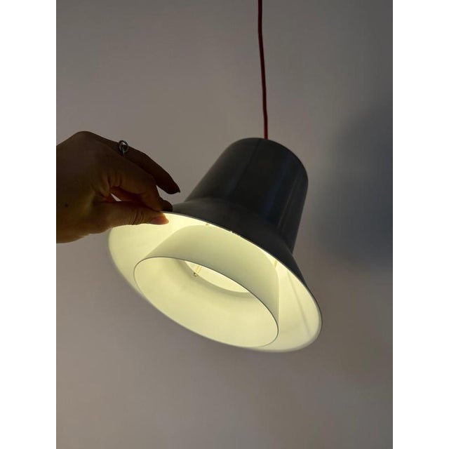Silver and White Auditorie 1 Pendant Lamp by Svend Middelboe for Nordisk Solar For Sale - Image 6 of 11