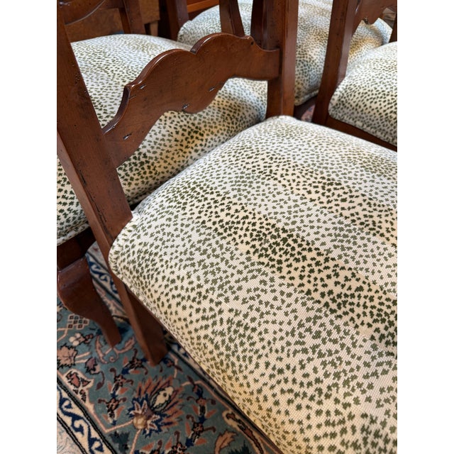 Guy Chaddock French Provençal Ladder Back Dining Chairs, Set of Five For Sale - Image 9 of 10