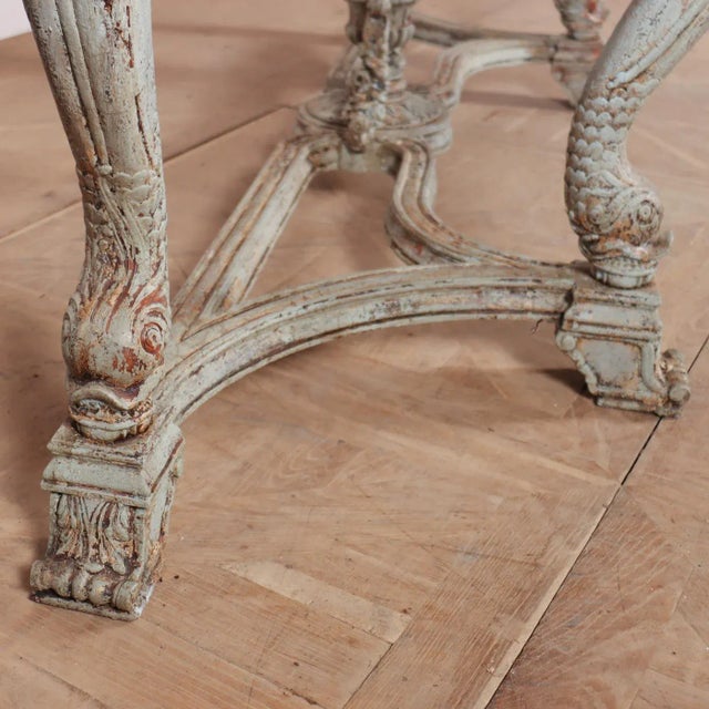 Spanish Painted Console Table, 1890s For Sale - Image 3 of 11