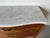 1960s Vintage French Provincial Louis XV Style Walnut & White Marble Top Three-Drawer Commode For Sale In Miami - Image 6 of 17