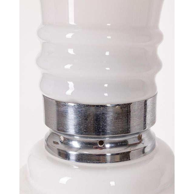 Metal Large Vintage Table Lamp in Murano Glass, 1960s For Sale - Image 7 of 10
