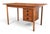 Wood Restored Danish Modern Writing Desk With Sliding Cabinet & Tapered Legs For Sale - Image 7 of 17