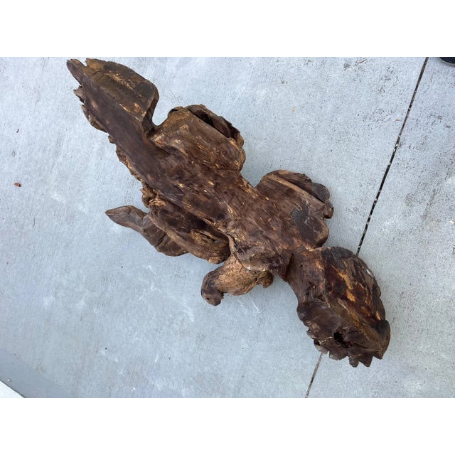 Rare Large 15th Century Renaissance English Oak Roof Angels Corbel. For Sale - Image 12 of 12