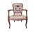 Wood Rococo Armchair with Tapestry For Sale - Image 7 of 7
