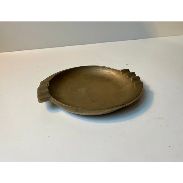 Art Deco Ashtray in Bronze by Cawa, 1930s For Sale - Image 3 of 9