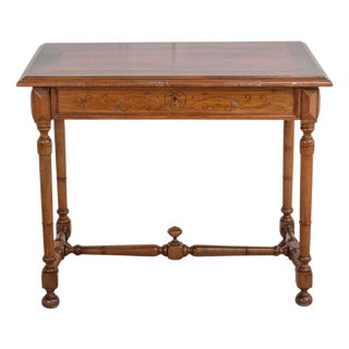 Italian 19th Century Walnut Writing Table For Sale