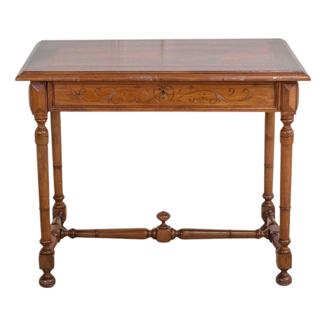 Italian 19th Century Walnut Writing Table For Sale