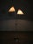 Vintage Japanese Floor Lamp with Twin Handmade Paper Shades, 1960s For Sale - Image 10 of 11