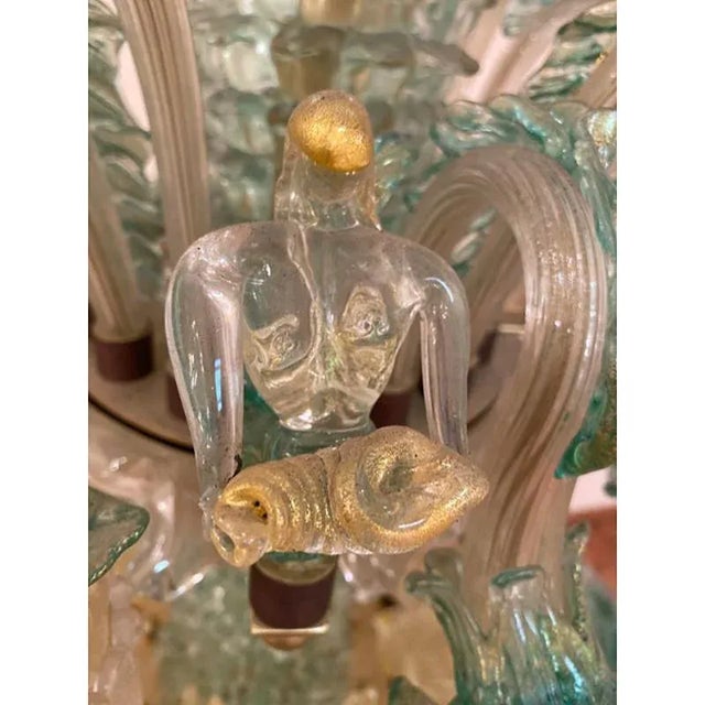 Gold Italian Murano Glass Floor Lamp by Simoeng For Sale - Image 8 of 13