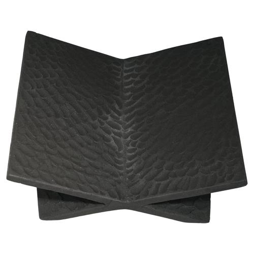 Lime Black Lime Cement Mixture and Wood Bookstand by Dennis Kaiser For Sale - Image 8 of 8