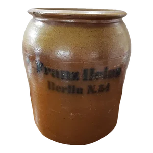 Early 1940s Franz Heinn Berlin German N-54 Stoneware Crock