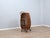 Mid-Century Modern Vintage Italian Rattan Barrel Bar Cart, 1960s For Sale - Image 3 of 12