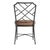 Brown Jordan Brown Jordan Calcutta Side Chair, Textured Pewter frame with Fusion Clay fabric For Sale - Image 4 of 11