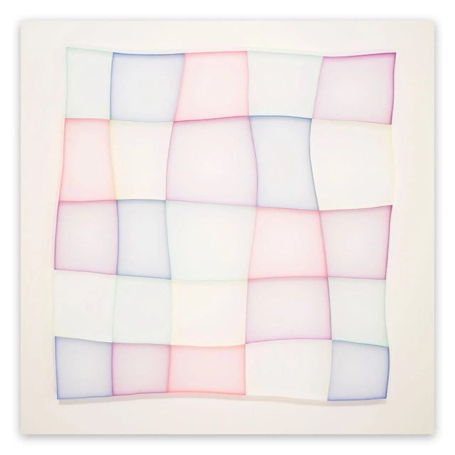 2010s Contemporary Abstract Ink on Cast Acrylic Painting "Fluid Order 2" by Tom Henderson For Sale - Image 5 of 6