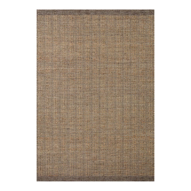 Jean Stoffer x Loloi Cornwall Mocha / Natural 11'-6" x 15' Area Rug For Sale