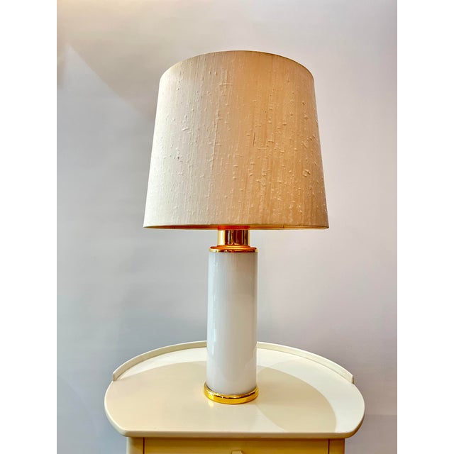 Mid-Century Modern Swedish Glass Table Lamp by Uno & Östen Kristiansson for Luxus, 1970 For Sale - Image 3 of 9