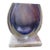 Late 20th Century Stunning Favio Poli for Seguso Murano Italy 7” Faceted Sommerso Vase For Sale
