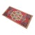 1970s Hand Knotted Low Pile Turkish Petite Rug Entry Decor, Bath Mat - 19'' X 40'' For Sale