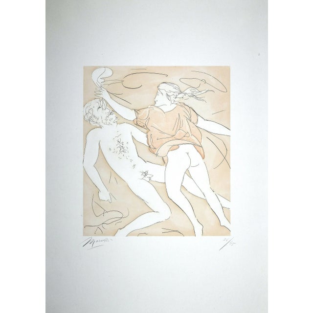 The Dance of Orpheus (original title: La danza di Orfeo) is an original artwork realized by Giacomo Manzù in 1978. Colored...