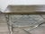 Industrial Modern Reclaimed Teak Wood and Stainless Steel Console Table For Sale In Atlanta - Image 6 of 7
