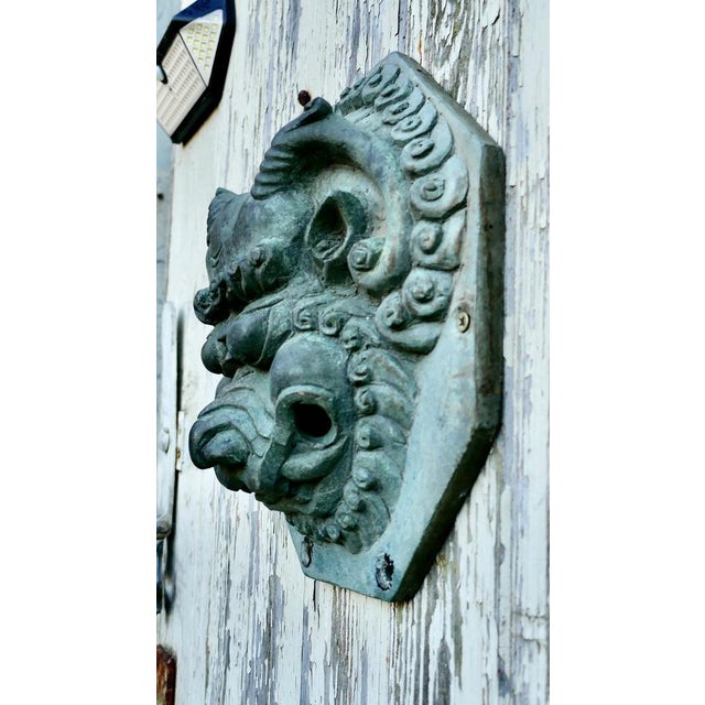 Chinese Foo Dog Foo Lion Door Plates, Set of 2 For Sale - Image 9 of 15